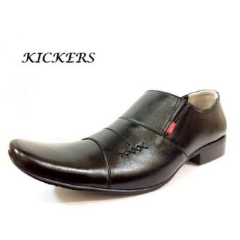 Kickers Sepatu Kulit Sepatu Kerja Formal Pria K-656565 AD- Hitam  