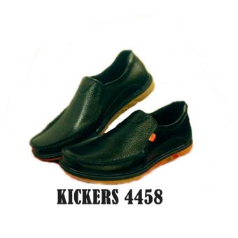 Kickers Sepatu Slip on Boots Pria Kulit Asli Model KC 4458 KPY - Kulit Jeruk  