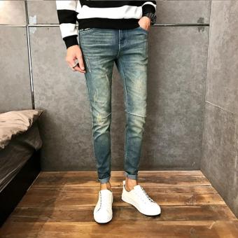 Korean men 's fashion jeans - intl  