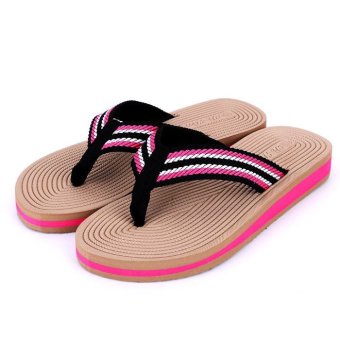 Lady's Flip-flops Slippers Shoes Premium Materials (Pink)  