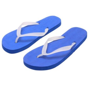 LALANG Fashion Women Men Flip Flops Beach Non-slip Luminous Slippers (Blue)  