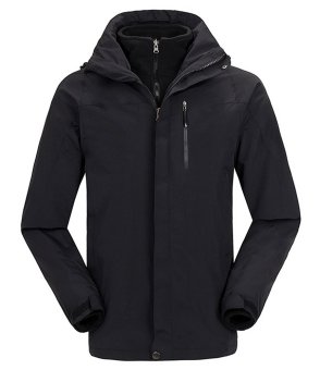 Lanbaosi Men's Winter 3in 1 Sportswear Outdoor Windproof Thermal Mountain Jacket  