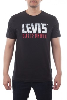 Levi's Branding Crew Neck Graphic Tee - Hitam  