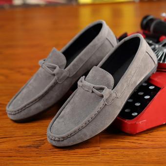 Leyi Men breathe freely and comfortable casual shoes Grey - intl  