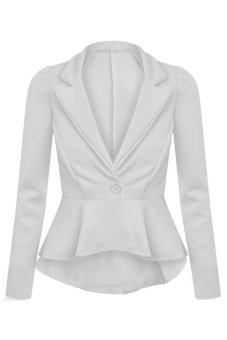 Linemart One Button Basic Jacket Suit OL (White) (Intl)  