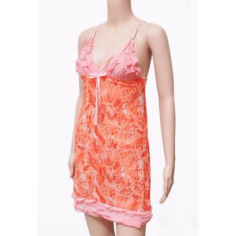 Lingerie Seksi - Sexy Sleep Dress (PLIN310) Pink  