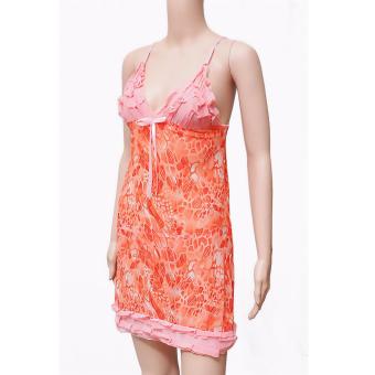 Lingerie Seksi - Sexy Sleep Dress (PLIN424) Pink  