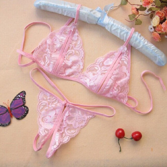 Lingerie Sexy - Bra Sets - SLB 104 (Pink)  