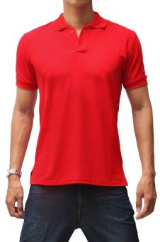 Louis Casual Design Men's Polo Shirt - Hot Red  