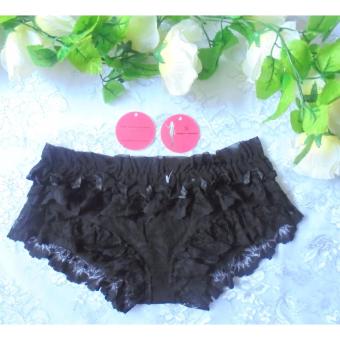Love Secret-Lace Transparant Panties/Underwear 2160-4 Black  