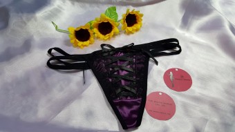 Love Secret Sexy Satin Panties/Underwear 8001-05 Purple  