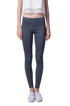 Luna Habit Basic Jegging Abu-abu  