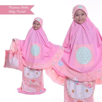 Madeena Mukena Anak Hello Kitty Pastel  