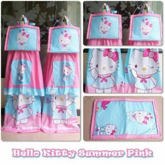 Madeena-Mukena Anak Karakter Hello Kitty Summer Pink  