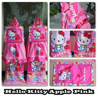 Madeena Mukena Karakter Anak Hello Kitty Apple Pink Terbaru  