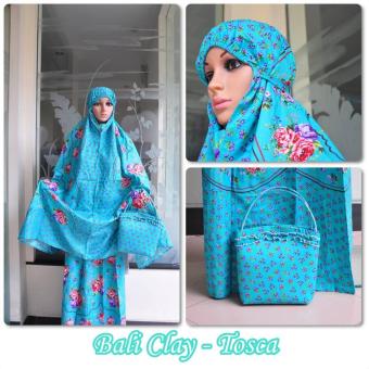 Madeena Mukena Rayon Bali Clay Tosca Terbaru  