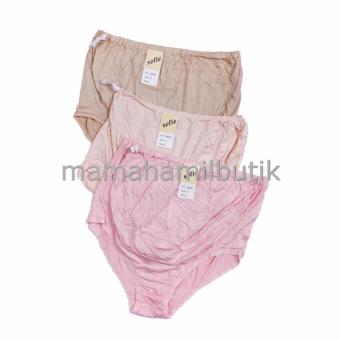 Mama Hamil 3 Celana Dalam Hamil Sofie Katun Halus - Multicolor  