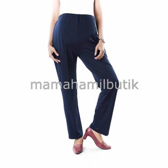 Mama Hamil Celana Hamil Legging Jumbo / Big Size Standart - Biru  
