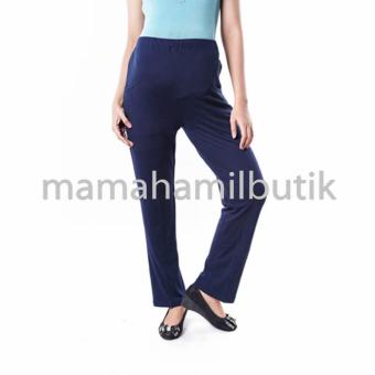Mama Hamil Celana Hamil Legging Kantong Perut Model Standart - Donker  