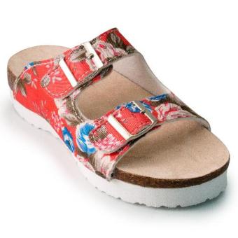 Megumi Sandal Wanita Allysum - Red  