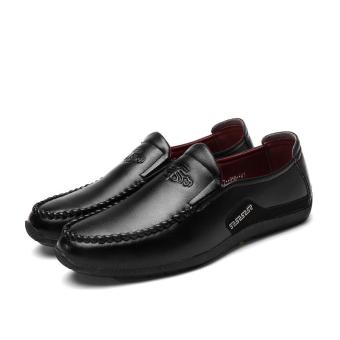 Men Business Shoes Leather Shoes Men's Flat Oxfords Casual Shoes - intl  