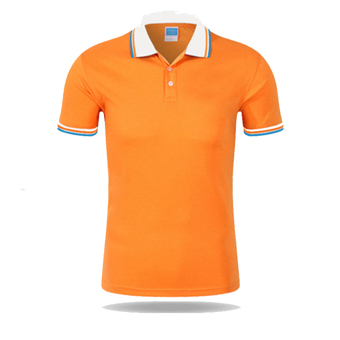 Men Casual Sports Color Blocking Button Short Sleeve Polo Shirt(O-W) - Intl  
