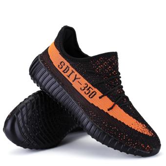 Men fashion Coconut shoes flying weave sneakers lover casual sheos - intl  