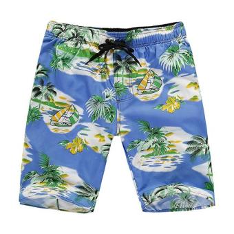 Men Fashion Cool Beach Pants Summer Quick Dry Short Pants Good Choice For Casual And Refreshing Experience - Maple Island - intl  