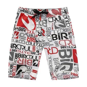 Men Fashion Cool Beach Pants Summer Quick Dry Short Pants Good Choice For Casual And Refreshing Experience - Red - intl  