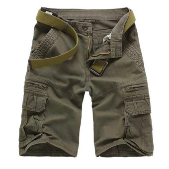 Men fashion cotton shorts (Coffee) - intl  