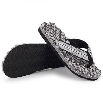 Men Sandals Breathable Bottom Sandals Sandals Massage Slippers?Grey? - intl  