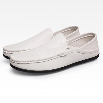Men White Prince Breathable Moccasins Shoes - intl  