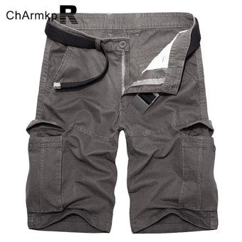Men's Brand Army Military Cargo Shorts Casual Men Shorts Loose Shorts Men Shorts Plus Size 30-46 DarkGray - intl  
