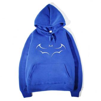 Men's Hip Hop Hoodies Fleece West Hoodie Sweatshirt Hoody Olive Clothing (Blue 1) - intl  