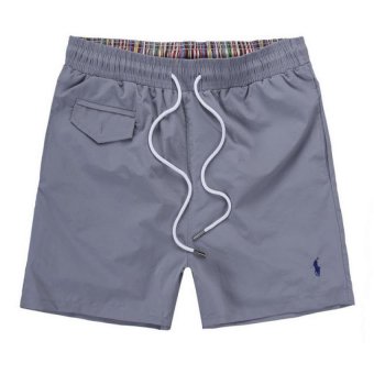 'Men''s Quick-drying Beach Pants Men''s Casual Pants Surf Shorts-Grey - Intl'  