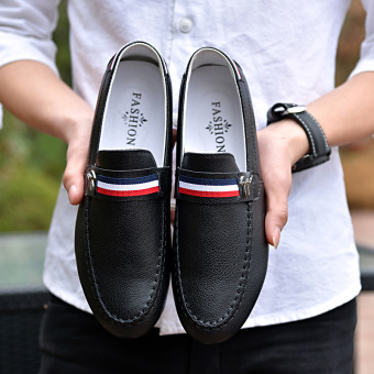 Men's Shoes 2016 Autumn Trend Of Man's Shoes Fashion Casual Shoes (Black) - intl  