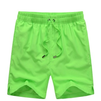 Men's Summer Quick-dry Surf Board Beach Shorts (Light Green)  