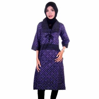 Mila Style Baju Batik Blus Tunik Varian Tasya - Multicolor  