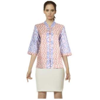 Mila Style Baju Blouse / Blus Batik Varian Celestia - Multicolor  