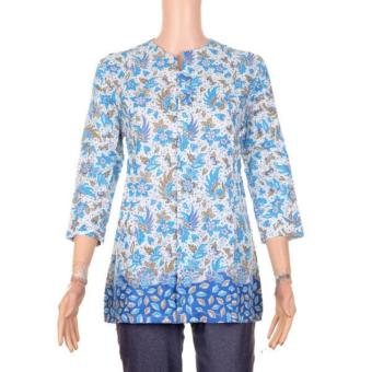 Mila Style Baju Blouse / Blus Batik Varian Erni - Multicolor  