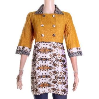 Mila Style Baju Blouse / Blus Batik Varian Gladis - Multicolor  