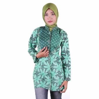 Mila Style Baju Blouse / Blus Batik Varian Nita - Multicolor  