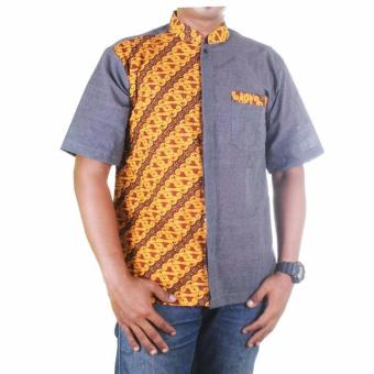 Mila Style Baju Kemeja Koko Batik Varian Kholidi - Multicolor  