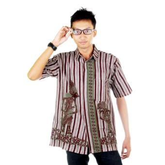 Mila Style Kemeja Hem Batik Abbiati - Multicolor  