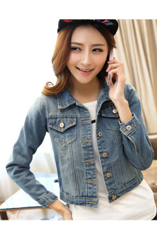 Moonar Classical Outwear Jeans Coat Denim Jacket Fashion Slim Blouses  