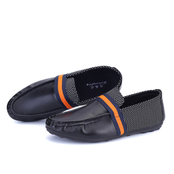 MT Peas men's shoes, fashion boat shoes (black)  