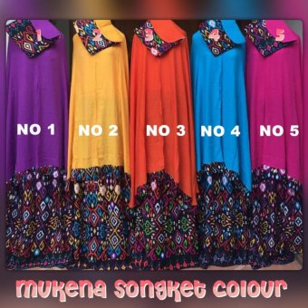 Mukena Songket Colour Warna No.1  