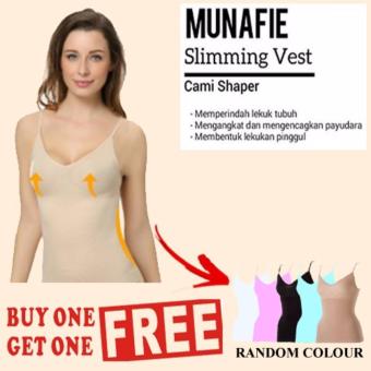 Munafie Atasan Slimming Body Shaper Cream Korset Pelangsing Perut, Dada dan Pinggang Buy 1 Get 1 - Random Color  