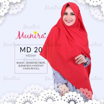 Munira MD20 | Segiempat Instan Diamond Crepe  