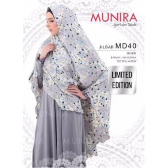 Munira MD40 | Jilbab Maxmara Motif  